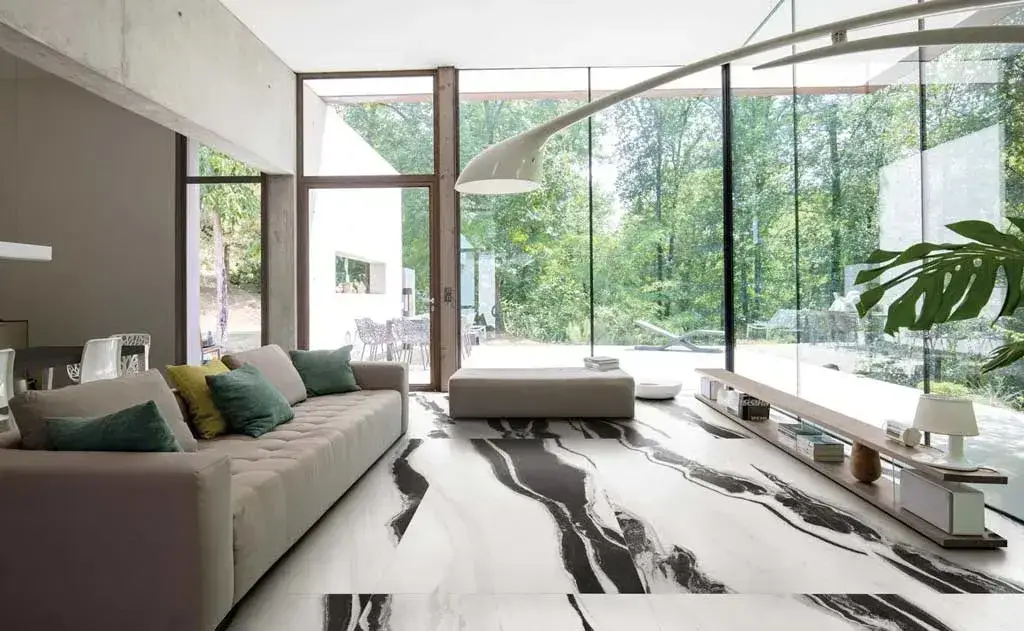 Интерьер Floor Gres B&w marble