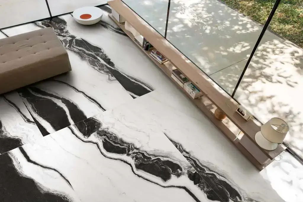 Интерьер Floor Gres B&w marble - 1