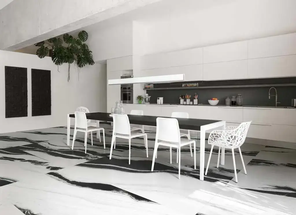 Интерьер Floor Gres B&w marble - 8