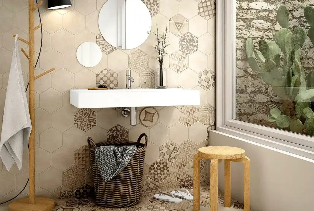 Интерьер Equipe Hexatile Cement - 2