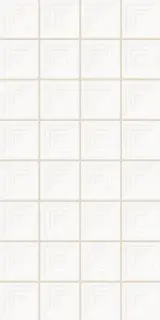 HARMONY PIQUE MOSAIC WHITE 20х40 Q-41
