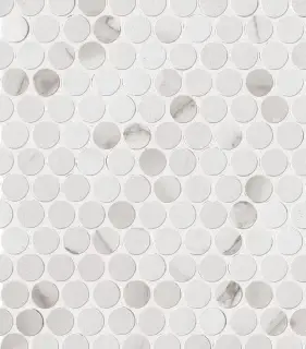 ROMA STATUARIO ROUND MOSAICO