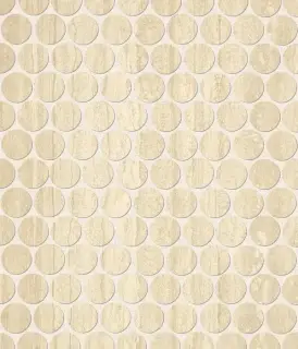 ROMA TRAVERTINO ROUND MOSAICO