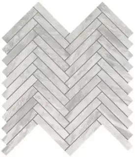 Marvel Bardiglio Grey Herringbone Wall