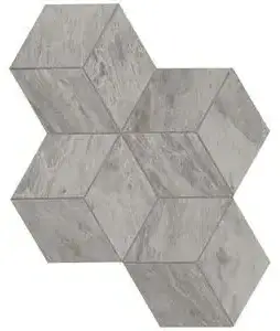 Marvel Bardiglio Grey Mosaico Esag. Lapp.