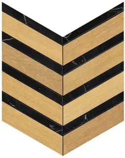 Heartwood Malt Marble Chevron 29,4x28,7