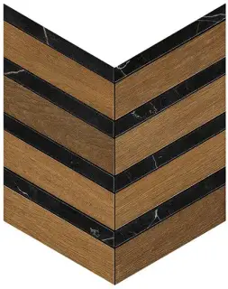 Heartwood Brandy Marble Chevron 29,4x28,7