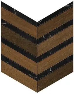 Heartwood Moka Marble Chevron 29,4x28,7