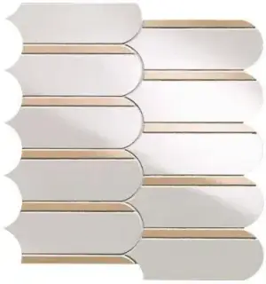 ROMA GOLD ONICE NEVE/ONICE MIELE ARCHS MOSAICO