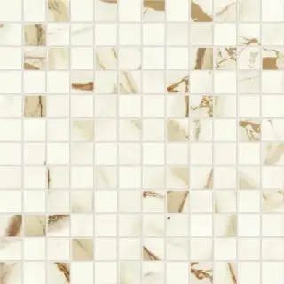 Marvel Calacatta Imperiale Mosaico Lapp