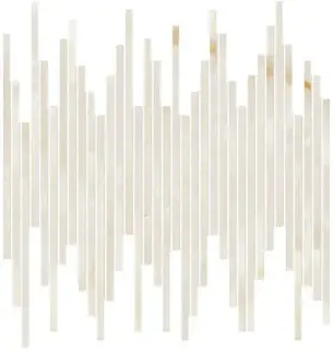 GEMME BIANCO TRATTI MOSAICO BRILLANTE