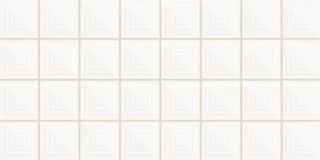 HARMONY PIQUE MOSAIC WHITE 20х40 Q-41