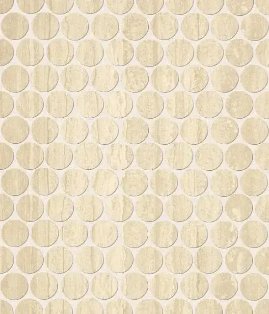 ROMA TRAVERTINO ROUND MOSAICO