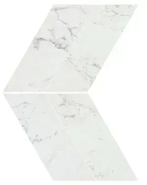 Marvel Carrara Pure Chevron Lappato