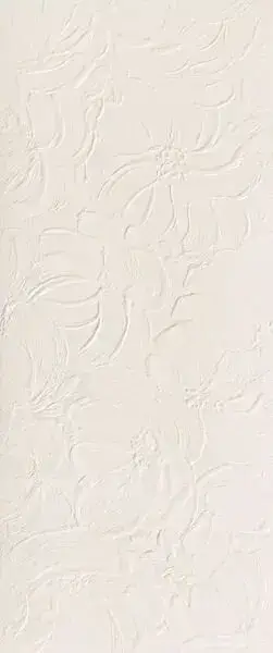 3D WALL PLASTER Bloom White 50x120