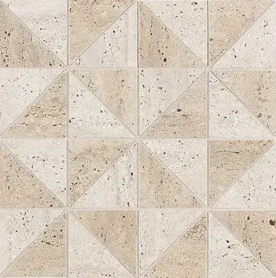 MATERIA CLASSICA BEIGE BIANCO ICON B MOSAICO