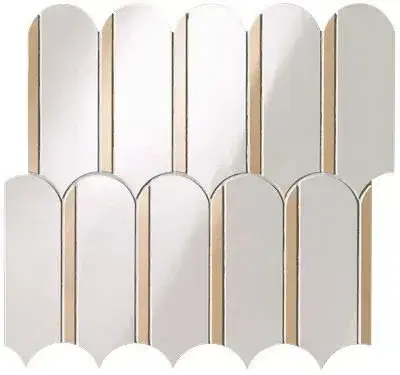 ROMA GOLD ONICE NEVE/ONICE MIELE ARCHS MOSAICO