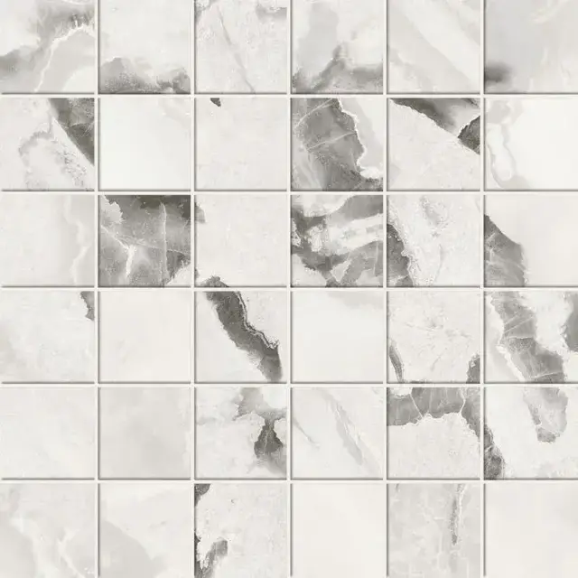 Forte Dei Marmi Quark Oyster White Mosaic Cerato