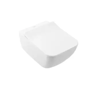 Villeroy&Boch Venticello Унитаз подвесной 375*560*330, безободковый, в комплекте сиденье SlimSeat, микролифт, цвет альпийский белый