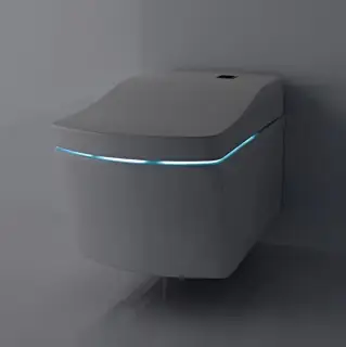 Toto Neorest AC Унитаз подвесной 42.3x66.6x41см, безободковый, CeFiONtect, Tornado Flush, с сиденьем Washlet, цвет: белый