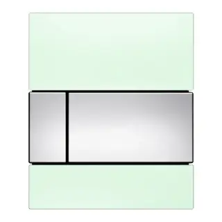 TECE TECEsquare Urinal Панель смыва для писсуара, цвет: зеленое стекло/хром глянцевый