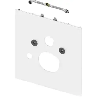 TECElux Нижняя панель для установки унитаза Geberit Sela, стекло белое