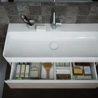 Laufen VAL Раковина 95х42х11.5 см, 1 отв., покрытие LLC, цвет: белый