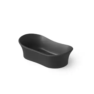 Dea Design Washbasins Раковина 66х34.5х19см., накладная, без отв., Solid Surface, цвет: Black №16
