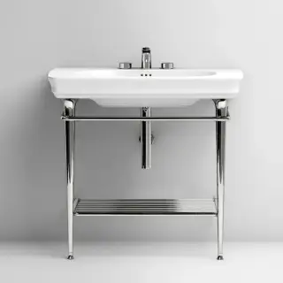 Artceram CIVITAS Структура металлическая 90х40см Tonda, полка сетка, напольная, цвет: хром