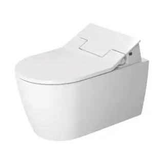 DURAVIT Me by Starck Унитаз подвесной безободковый 57х37см., для крышки-биде Sensowash, с креплением, цвет: белый