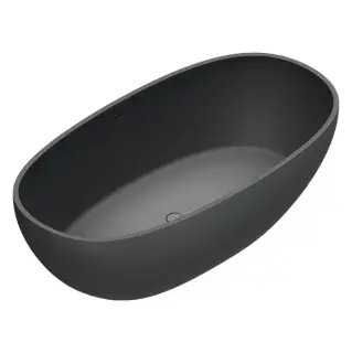 Catalano Solid Ванна отдельностоящая 176х91хh52см, с переливом, сифон в комплекте, цвет: черный матовый