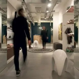 Kerasan Artwork Малый архитектурный декор для ванной: Стул на 3-х ножках &quot;MOSCARDINO&quot;, напольный, Цвет: белый