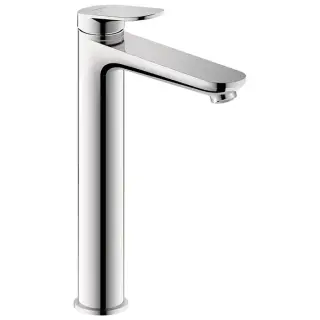 Duravit Wave Смеситель для раковины, высокий, 1 отв., без донного клапана, цвет: хром