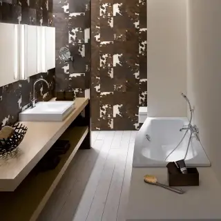 Bette Luna Ванна прямоугольная с шумоизоляцией встраиваемая, 170х75х45 см, BetteGlasur® Plus, (область ног слева) цвет: белый