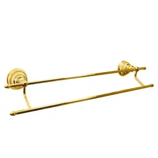 Nicolazzi Impero Полотенцедержатель двойной, подвесной, цвет: золото