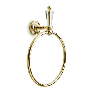 3SC Boheme Полотенцедержатель-кольцо, цвет: золото 24к. Lucido