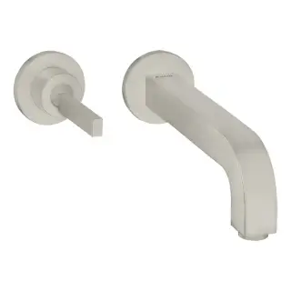 Axor Citterio Смеситель для раковины 220, встраиваемый, излив: 22см., цвет: сталь