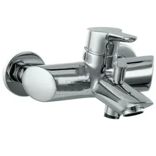 Laufen Twinpro Смеситель для ванны/душа, настенный, цвет: хром