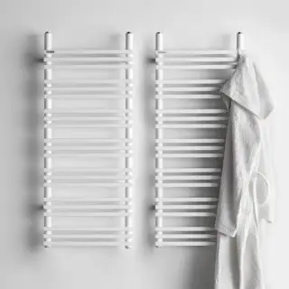 Antrax Rabbit E H20 Полотенцесушитель электрический 43.5Lх105,2H см с термостатом, цвет: белый матовый