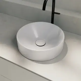 BETTE Suno Раковина накладная 34cм, круглая, без перелива, цвет: белый