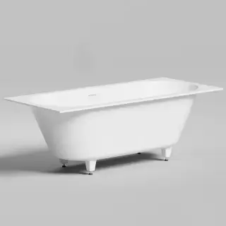 Salini Ornella KIT Встраиваемая ванна 170х75х60см., прямоугольная, материал: S-Sense, цвет: белый матовый