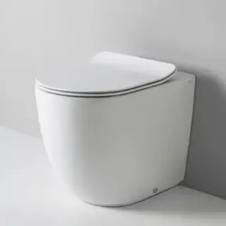 Artceram File 2.0 Унитаз напольный 53х37хh42см, безободковый, слив универсальный, с крепежом, цвет: белый матовый