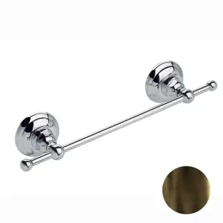 Nicolazzi Accessori Полотенцедержатель 30 см, подвесной, цвет: тёмная бронза