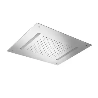 Almar Верхний душ, 49.8х49.8см., встраиваемый, 1 режим, цвет:Mirror Stainless Steel