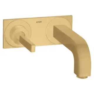 Axor Citterio Смеситель для раковины 220, встраиваемый, излив: 22см., цвет: шлифованное золото