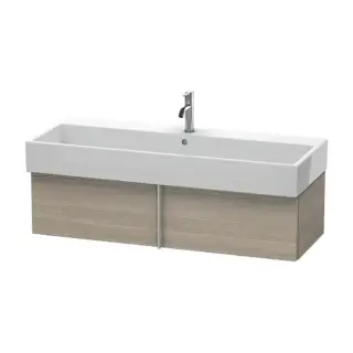 Duravit VA Тумба подвесная, 118.4x43.1х29.8см., с раковиной и 1 выдв. ящиком, цвет: сосна серебристая