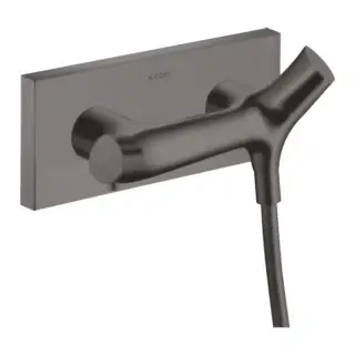 Axor Starck Organic Смеситель для душа, термостатический, настенный, цвет: шлифованный черный хром