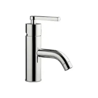 Nicolazzi Mac Kinley 05 Смеситель для раковины на 1 отверстие, с донным клапаном, излив: 112мм, цвет: хром