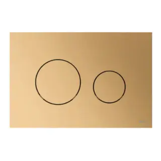 TECEloop Клавиша смыва унитаза для системы двойного смыва, цвет: латунь металлик