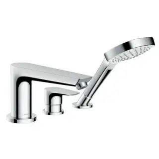 Hansgrohe Talis E, Смеситель на борт ванны, на 3 отверстия, Цвет: хром